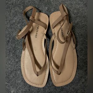 Lucky Brand Tan Sandals for Women size 7M 37.5